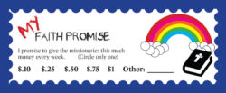 Faith Promise Card - Kids 1 - Back