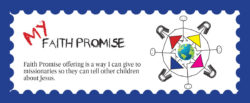Faith Promise Card - Kids 1 - Front
